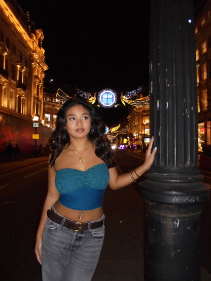 Royal Blue Isabella Tube Top