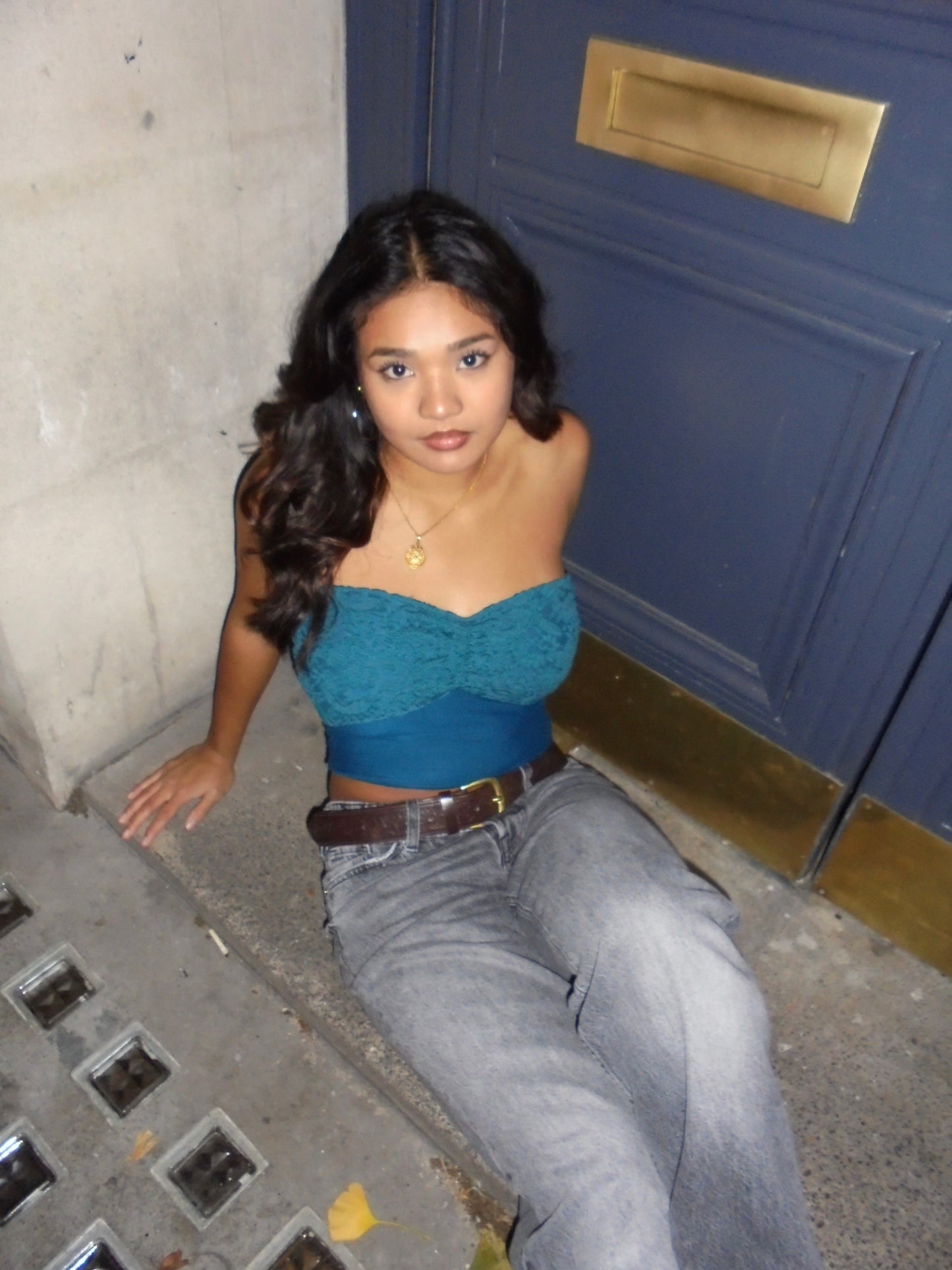 Royal Blue Isabella Tube Top