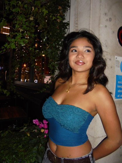 Royal Blue Isabella Tube Top